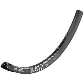 X 412 Sleeve-joined 32 hole Presta-drilled black - 27.5