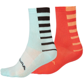 Women's Coolmax® Stripe Socks (Twin Pack)