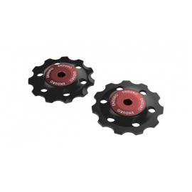 Zero Ceramic Jockey Wheels - Shimano 9/10sp Black