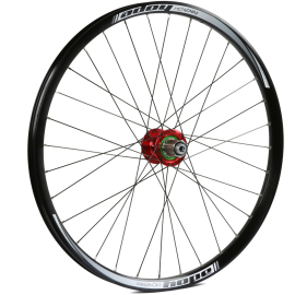 Rear Wheel - 26 DH - Pro 4 DH 32H - Red 135mm