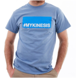 Kinesis - #MyKinesis T-Shirt - Grey/Blue - Small