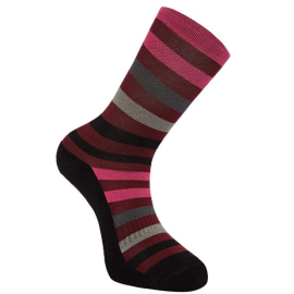Isoler Merino 3-season sock, blood red / bright berry fade large 43-45