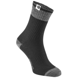Isoler Merino deep winter sock, black small
