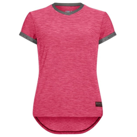 Leia women's short sleeve jersey, rose red size 14