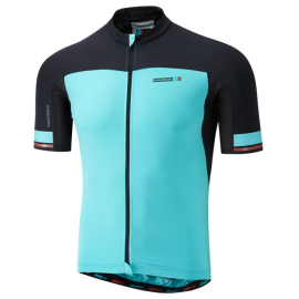RoadRace Premio men's short sleeve jersey, blue curaco / black small