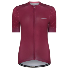 Sportive women's short sleeve jersey, classy burgundy size 16
