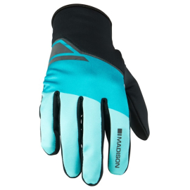 Sprint men's softshell gloves, blue curaco blocks medium