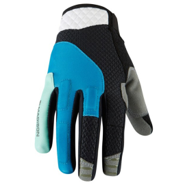 Zena women's gloves, caribbean blue / sea green X-small