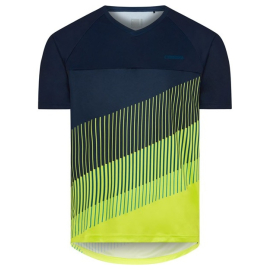 Zenith men's short sleeve jersey, ink navy / lime punch small
