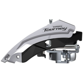 FD-TY600 Tourney front mech, triple, top swing, dual pull, 66-69, for 42T