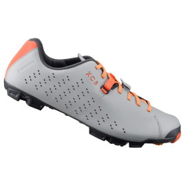 XC5 SPD Shoes, Grey/Orange, Size 39