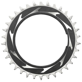 CHAIN RING TTYPE  POWERMETER THREADED 3MM OFFSET EAGLE INCLUDING PIN THREAD BACKUP AND SCREW XXSL D1 2023 BLACKSILVER 32T