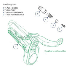 Tektro - Spare HDC300 - Lever Assembly - LHS