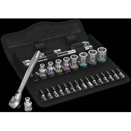 8100 SA 8 Zyklop Ratchet Set With Switch Lever 1/4