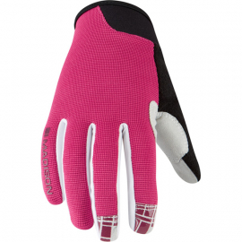 Leia women's gloves, rose red X-small