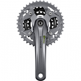 FC-M4000 Alivio Octalink chainset  40/30/22T  silver  170 mm  with chainguard