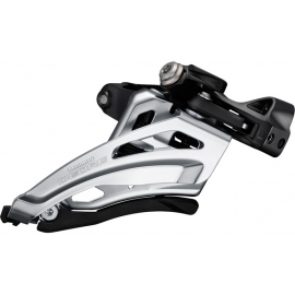 Deore M6000-M triple front derailleur  mid clamp  side swing  front pull