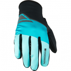 Sprint men's softshell gloves, blue curaco blocks small