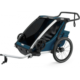 Chariot Cross 2 UK certified child carrier with cycling and strolling kit